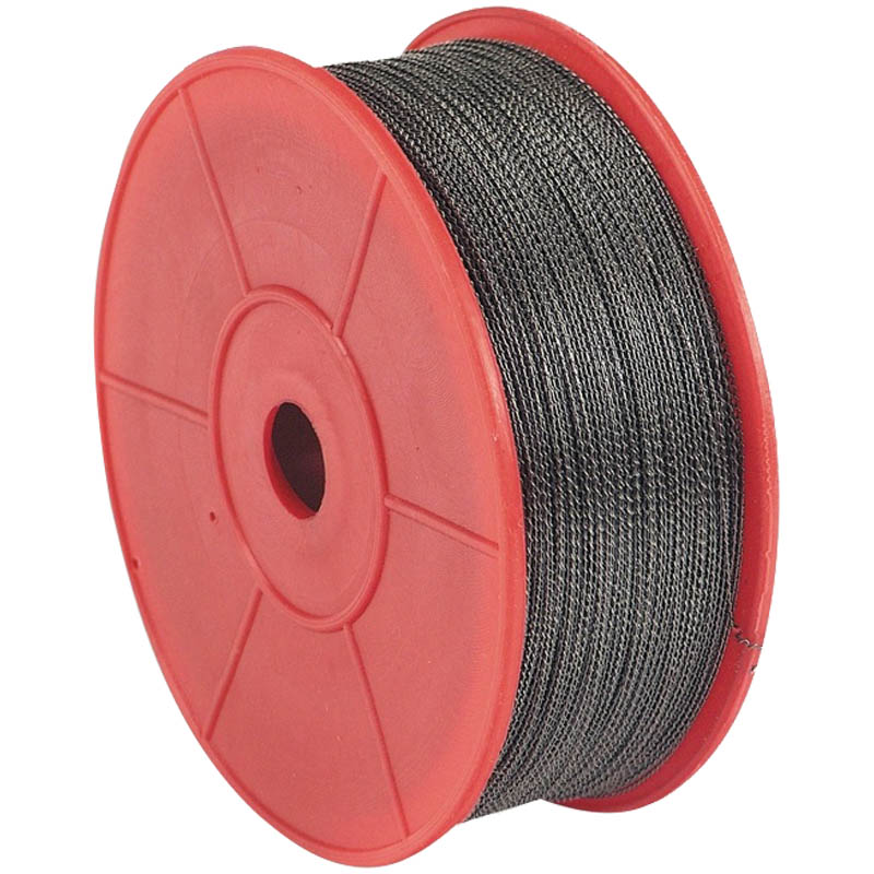 Проволока для опломбирования двужильная, стальная витая, диаметр 0,75мм, 400м  11002/144319