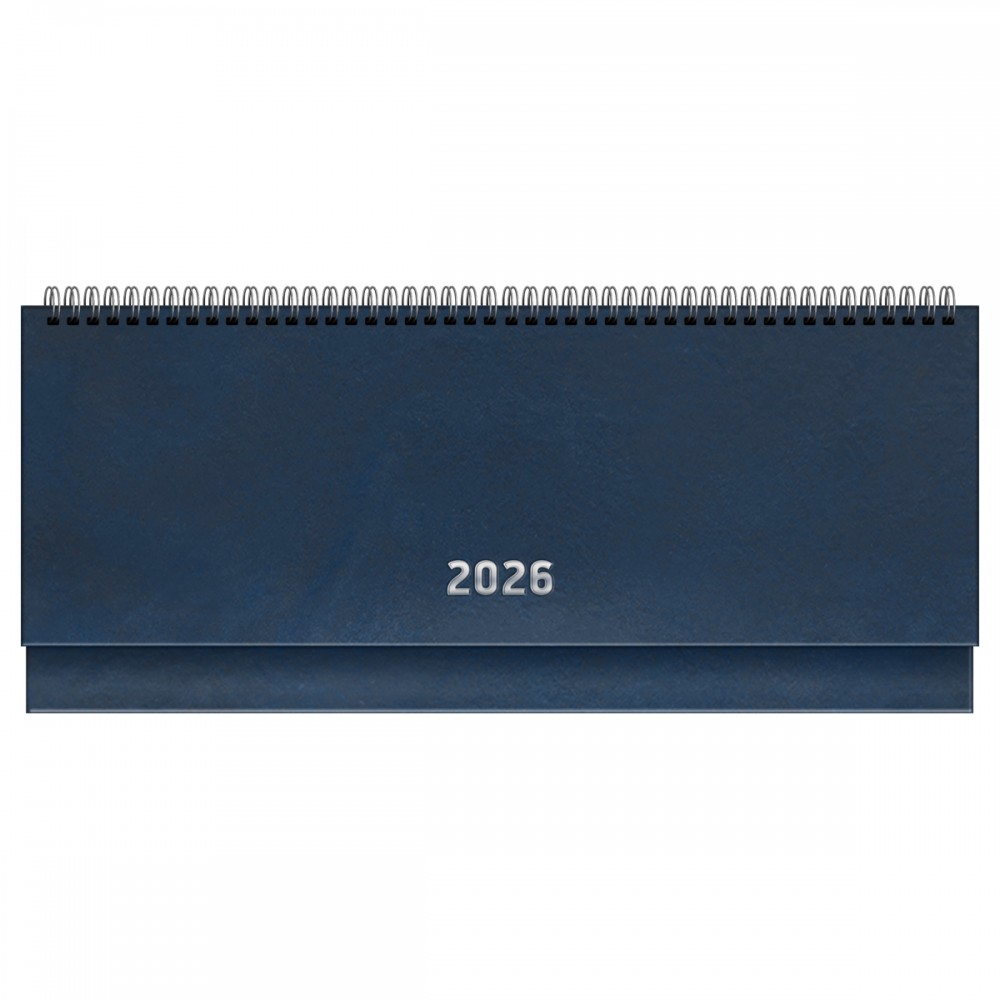 Планинг датированный 2026г., 64л., 285*100, бумвинил, BG, синий 383690 ПД-БВ_66922