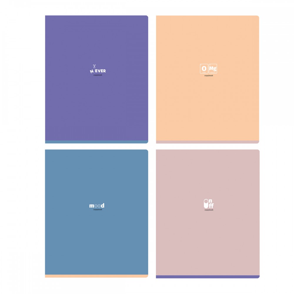 Тетрадь 48л., А5, клетка BG &quot;Never-ever&quot;, матовая ламинация 357246 Т5ск48_лм 12263