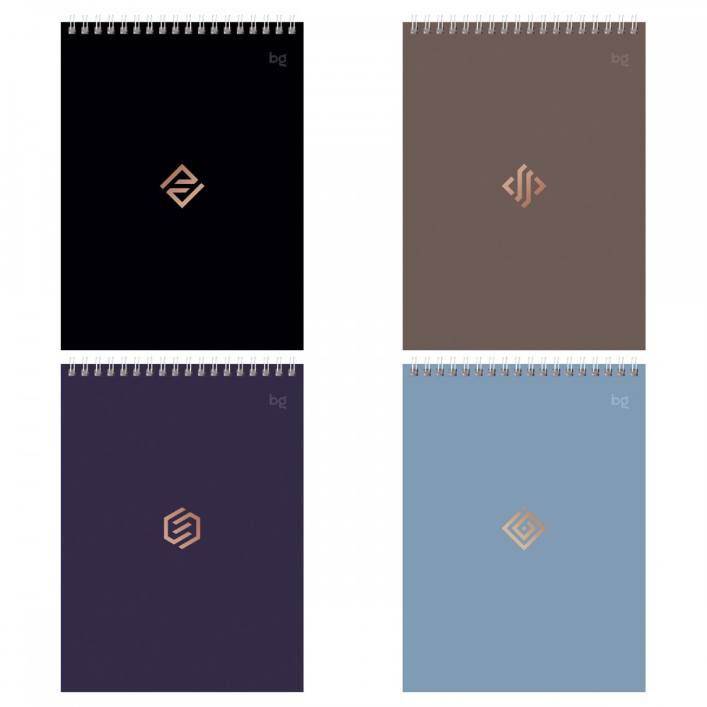 Блокнот А5 40л. на гребне BG &quot;Моноколор. Классика&quot; 367829  Б5гр40 59753