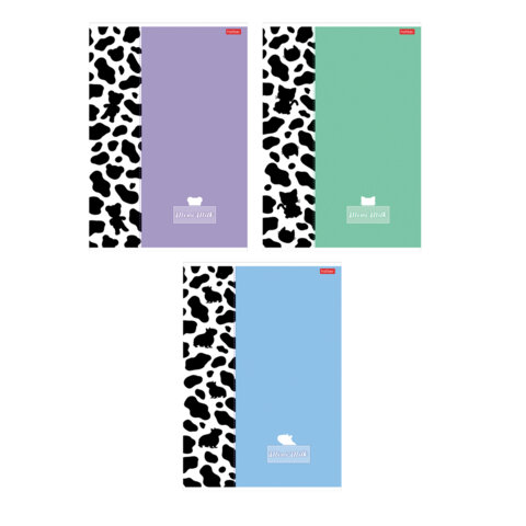 Тетрадь А4 96 л., HATBER, скоба, клетка, матовая ламинация, &quot;Mimimilk&quot; (микс в спайке), 087003, 96Т4лВ1 405435