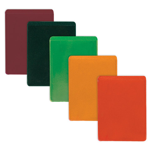 Обложка-карман для проездных документов, ПВХ, ассорти, 69х92 мм, ДПС, 1351.300/235880/284227