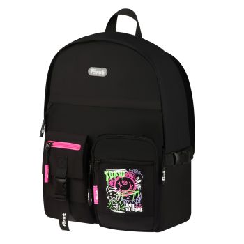 Рюкзак Först F-Teens &quot;Street Fashion&quot; 40*28*15см, 1 отделение, 7 карманов, уплотненная спинка 379228 FT-RM-142501