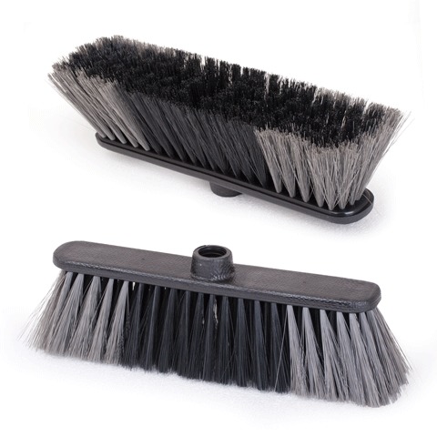 Щетка для уборки, ширина 27 см, щетина 7 см (двуцветная), пластик, еврорезьба, IDEA &quot;Стандарт&quot;, М 5101/601323