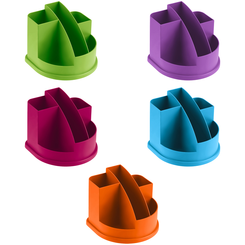 Подставка-органайзер СТАММ &quot;Авангард Intensive&quot;, 132х122х108 мм, 5 отделений, ассорти, ОР55, 235817