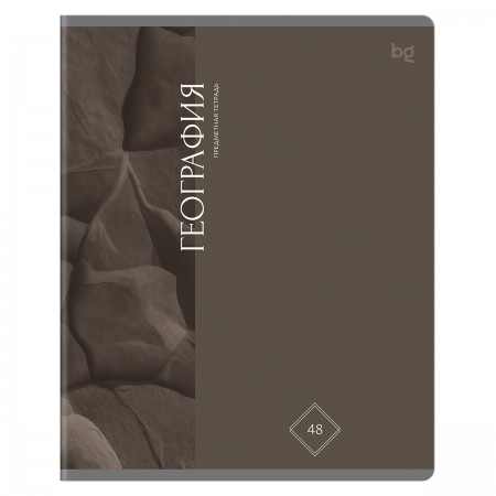 Тетрадь предметная 48л. BG "Гармония знаний" - География, "софт тач" ламинация 387008 ТПск48_лс 62355