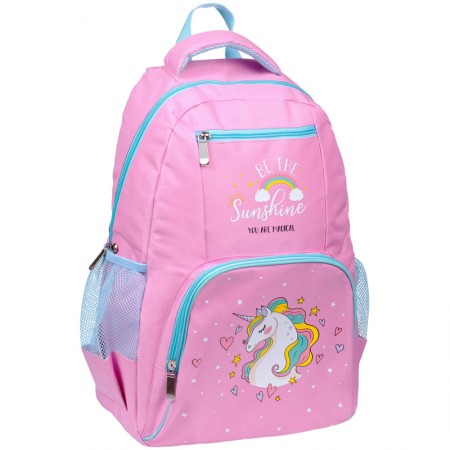 Рюкзак ArtSpace School &quot;Unicorn&quot;, 44*31*16см, 1 отделение, 4 кармана, уплотн. спинка312263/Uni_17688