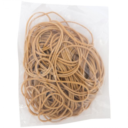 Банковская резинка 100г OfficeSpace, диаметр 60мм, натуральный цвет, европодвес 255251 RB_17957