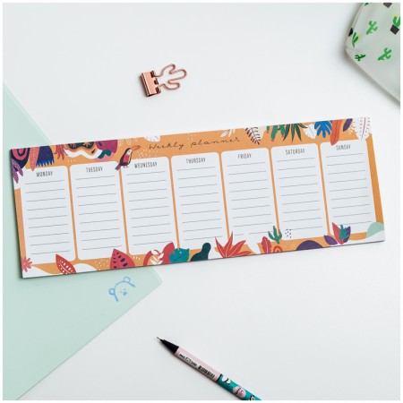 Планер на неделю MESHU 297*105мм, 30л., &quot;Bright life&quot;, на склейке 320500  MS_39270