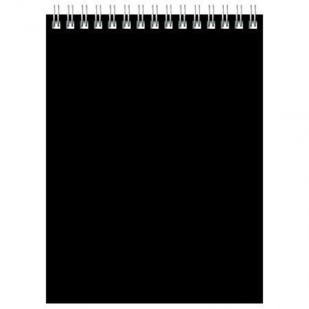 Блокнот А6 60л. на гребне BG &quot;Для конференций&quot;, черный 325180/Б6гр60 8598