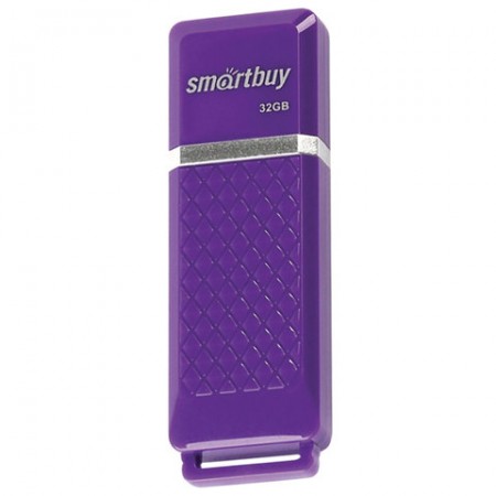 Флеш-диск 32 GB, SMARTBUY Quartz, USB 2.0, фиолетовый, SB32GBQZ-V 512787