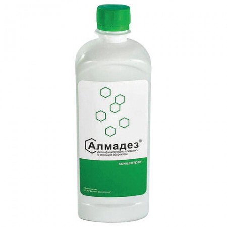 Средство дезинфицирующее 500 мл АЛМАДЕЗ, с моющим эффектом, концентрат, крышка, АЛ-401/606459