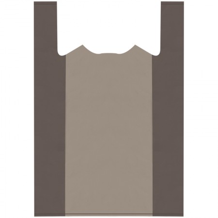 Пакет-майка OfficeClean, ПНД, 37,5+14*57см, 20мкм, черный 317611