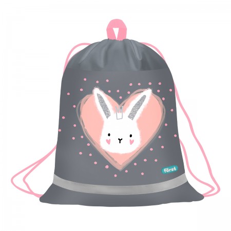 Мешок для обуви 1 отделение Först &quot;Little Friend&quot;, 360*460мм, вентиляционная сеточка, светоотражающая полоса 379489 FT-MS-062509