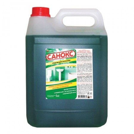 Средство для удаления ржавчины и известкового налета 5 л, САНОКС, 4303010002/604870/291520