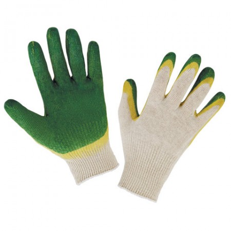 Перчатки х/б двойной облив