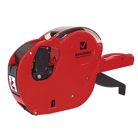 Этикет-пистолет BRAUBERG 1-строч (цифры, знаки), 9симв, 26*12мм волн. 290437