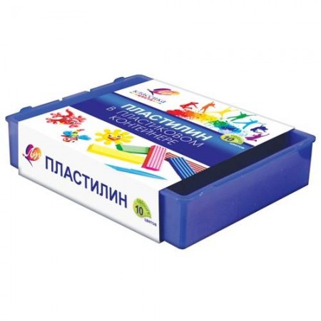 Пластилин ЛУЧ КЛАССИКА 10 цветов 200 г, со стеком 20С1345-08/ 149010  в