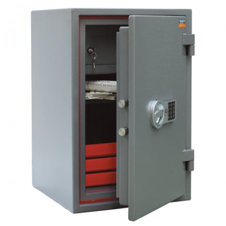 Сейф огне-взломостойкий VALBERG &quot;Гарант-67Т EL&quot;, 670х440х440 мм, 99 кг, эл. замок, трейзер,кр.к полу