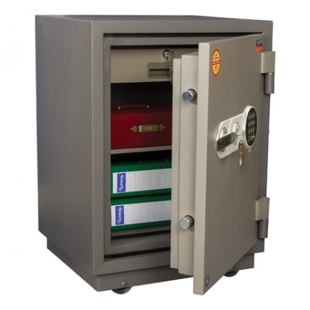 Сейф огнестойкий VALBERG &quot;FRS-66T EL&quot;, 672х485х430 мм, 79 кг, электроный замок + ключ, трейзер, крепление к полу