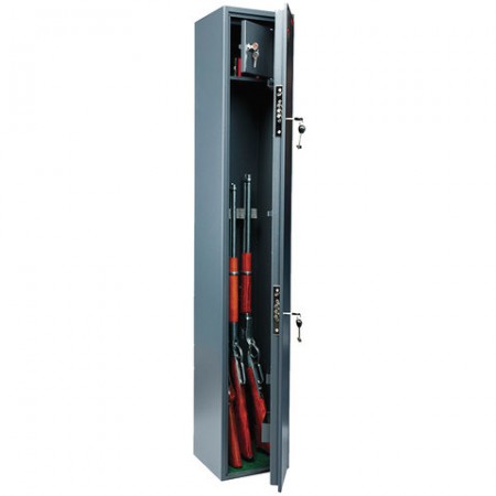 Сейф оружейный AIKO &quot;Беркут 3&quot;, 1500х250х250 мм, 27 кг, на 3 ствола, 2 ключевых замка