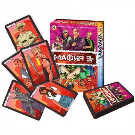 Игра настольная Русский стиль &quot;Мафия. Тишина Афера&quot;, картонная коробка 311292  03728
