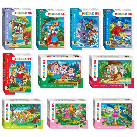Пазл 54 эл. Step Puzzle &quot;Любимые герои - 2&quot;, ассорти 301495  71034