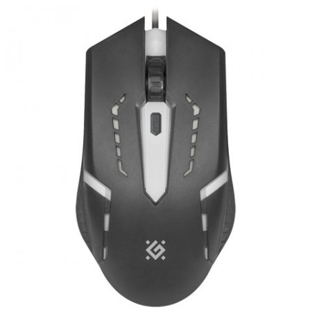 Мышь проводная DEFENDER Flash MB-600L, 800-1200 dpi, 4 кнопки + 1 колесо-кнопка, оптическая, черная, 52600, 513105