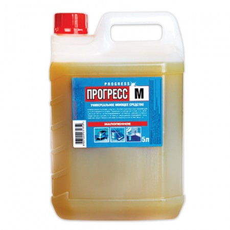 Средство моющее универсальное для поломоечных машин 5 л, ПРОГРЕСС М, малопенное, М08-4/603648