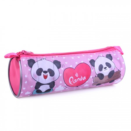 Пеналтубус на молнии малый печать на ткани 210/65 (ПТ-22, МИЛАЯ ПАНДА 2023)  00-00011586
