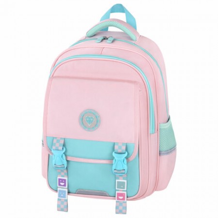 Рюкзак BRAUBERG SNAP, 2 отделения, 3 кармана, &quot;Light pink&quot;, 39х28х16 см, 272067
