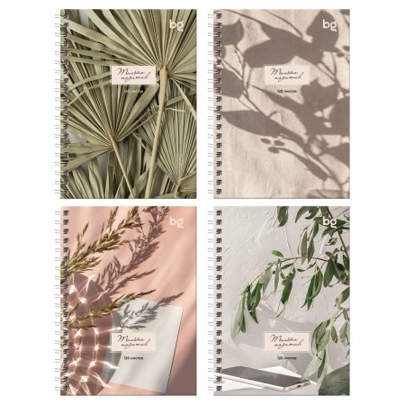 Записная книжка А6 120л., на гребне BG &quot;Место под солнцем&quot;, матовая ламинация, выб. лак, твердая обложка ЗКТ6гр120_лм_вл 57215  364450