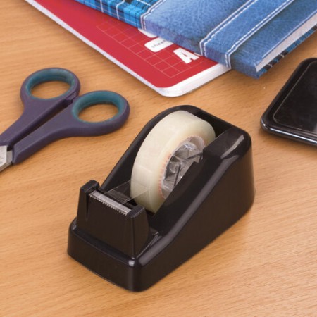 Диспенсер для клейкой ленты BRAUBERG настольный утяжеленный средний, 440014