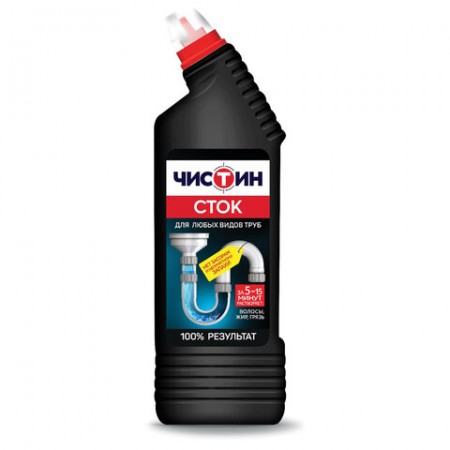 Средство для прочистки любых видов труб 750 г, ЧИСТИН, 24442, 701245