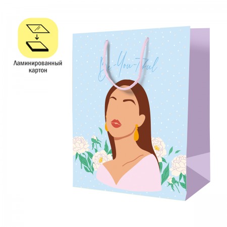 Пакет подарочный 26*32*12см ArtSpace &quot;Beautiful&quot;, ламинированный 340287  L_46200