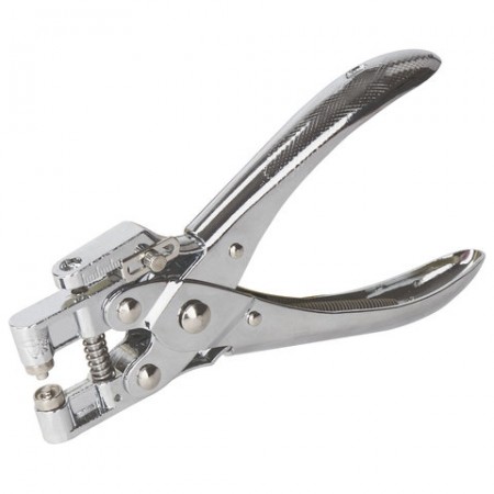 Дырокол металлический на 1 отверстие для люверса BRAUBERG &quot;HL-1&quot;, до 30 листов, диаметр отверстия 5 мм, 227792