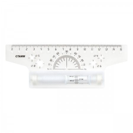 Рейсшина пластикпласт.ролик, 15см, арт.ЛР01/131756