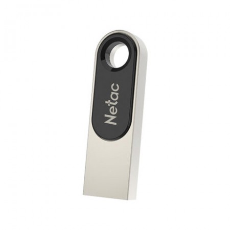 Флеш-диск 64 GB NETAC U278, USB 2.0, металлический корпус, серебристый/черный, NT03U278N-064G-20PN  513714