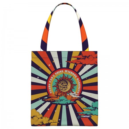Сумка-шоппер Berlingo &quot;Groovy&quot; 43,5*35 см, 1 отделение, полиэстер 351998 SH090S15