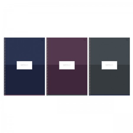 Тетрадь 80л., А4, клетка, на гребне BG &quot;Minimal&quot;, глянцевая ламинация, тиснение фольгой 378737 Т4гр80_лг_тф 08660