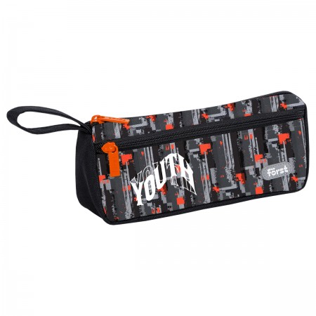 Пенал мягкий 1 отделение, 1 карман, 220*100*60 Först &quot;Youth&quot;, текстиль 379540 FT-PM-120504