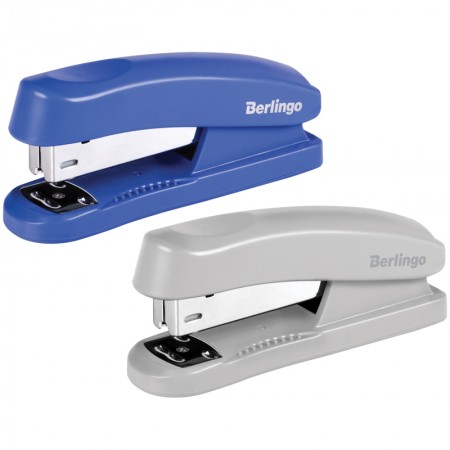 Степлер №24/6, 26/6 Berlingo до 30л, пластиковый корпус, ассорти H3101 103963