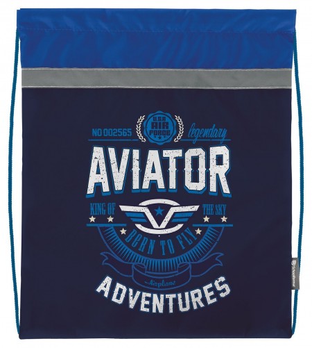 Мешок для обуви Schoolformat AVIATOR 42х34 см д/мальчиков МОМ-АВИ 228031