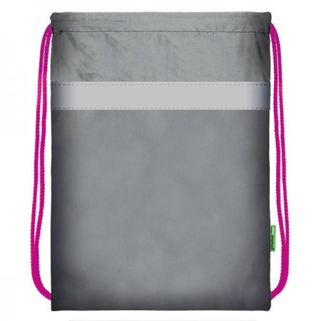 Мешок для обуви Creativiki, 40,5х34 см, 1 отделение, серо-розовый МО-МАЛР  158789