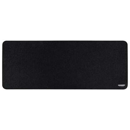 Коврик для мыши и клавиатуры большой SONNEN &quot;WIDE RANGE&quot;, резина+ткань, 870х350х4 мм, чёрный, 513315