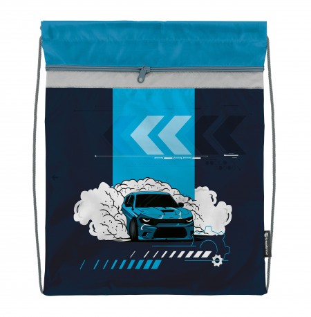 Мешок д/обуви Schoolformat RIDE FOR LIFE 42х34х0,5 2 отд. синий д/мальчиков МОМК-РФЛ  237181