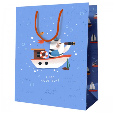 Пакет подарочный 18*23*10см MESHU &quot;I see cool boy&quot;, ламинированный 354752 MS_52113