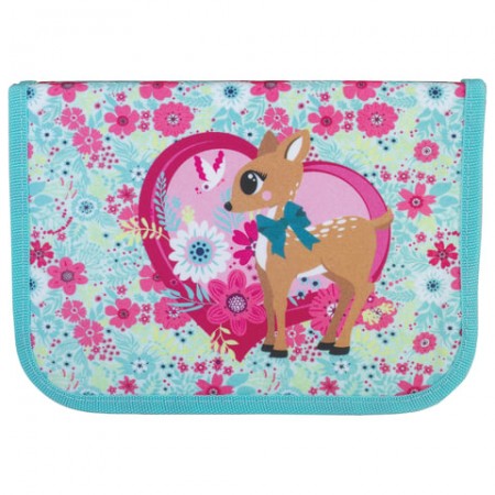 Пенал TIGER FAMILY (ТАЙГЕР) 1 отделение, Бэмби, 20х14х4 см, TGCP18-B03E/226982