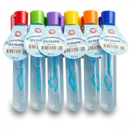 Мыльные пузыри АЛЕКС ТОЙЗ &quot;Нелопающиеся пузыри&quot;, 22мл, ассорти  357994  15035