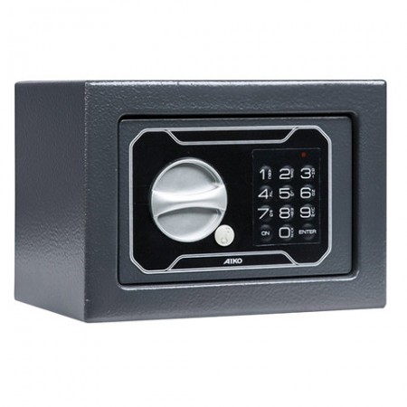 Сейф офисный (мебельный) облегченнной конструкции AIKO &quot;T-140 EL&quot;, 140х195х140 мм, 3 кг, электронный замок, крепление к стене 290832